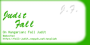 judit fall business card